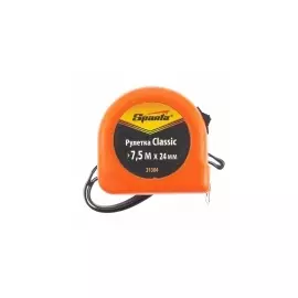 Рулетка Classic, 7.5 м х 24 мм, пластиковый корпус SPARTA 31304