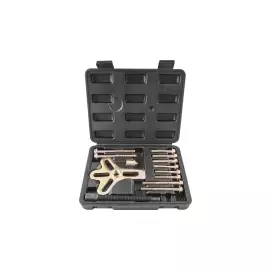 Съемник многофункциональный с болтовыми захватами в наборе, диапазон захватов 30-120 мм, 13 предметов