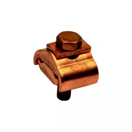 SAK23 Паралл. медн. болтовой зажим для жил сеч. 10-70 мм2 (с 1 болтом и упорн. пла KLAUKE