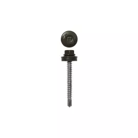 Саморезы для кровельных материалов окрашенные RAL 8028 ЗУБР 4-300315-48-065-8028