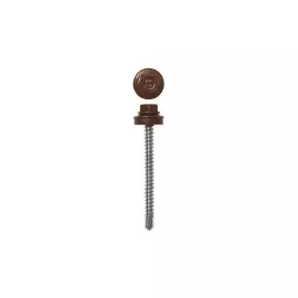 Саморезы для кровельных материалов окрашенные RAL 8017 ЗУБР 4-300310-48-065-8017