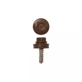 Саморезы для кровельных материалов окрашенные RAL 8017 ЗУБР ПРОФЕССИОНАЛ 4-300315-55-019-8017