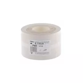 Шкурка на бумажной основе, LP10D, зернистость Р60, рулон 115 мм х 25 метров (БАЗ) 75663