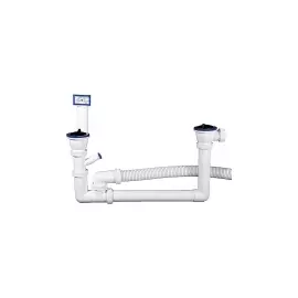 Сифон колбовый для двухместной мойки ЗУБР МАСТЕР 51867-2