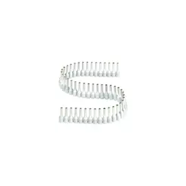 ST9698 Наконечники втулочный изол. 0,5 мм2, дл.втулки 8 мм, белый, (упак.- 10x50=500шт. в ленте) Klauke
