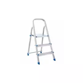 Стремянка, 3 ступени, компактный размер, алюминиевая СИБРТЕХ 97712
