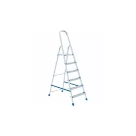 Стремянка, 6 ступеней, алюминиевая СИБРТЕХ 97716