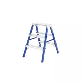 Стремянка двусторонняя 3 ступени, стальная СИБРТЕХ 97933