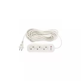 Удлинитель бытовой серия EU, без заземления, 10м, 3 розетки, 6А Stern 95729