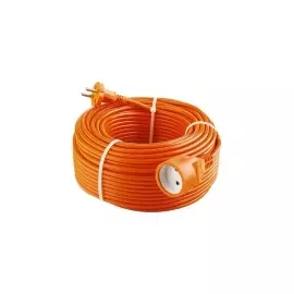 Удлинитель-шнур силовой, 2*1мм*30м, 1 прорезиненная розетка, 10A, STERN 95712