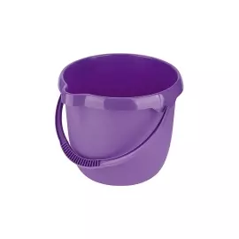 Ведро пластмассовое круглое 12л, фиолетовое ТМ Elfe 92957