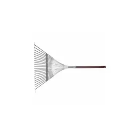 Веерные грабли с деревянным черенком, стальные усилинные, покрытые эпоксидом PALISAD LUXE 61790