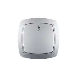 Выключатель проходной одноклавишный СВЕТОЗАР АКЦЕНТ SV-54237-SM