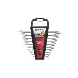 W3S10PR Набор ключей комбинированных на пластиковом держателе 6-19 мм, 10 предметов