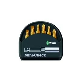 WE-056285 WERA Mini-Check TiN PH Набор бит и битодержатель