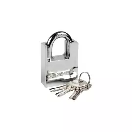 Замок навесной с дополнительной защитой дужки. 50мм ЗУБР ЭКСПЕРТ 37223-50