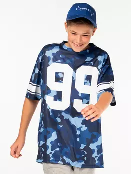 Футболка для мальчика спортивного назначения для экипировки спортивных команд для мальчик