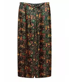 Брюки широкие