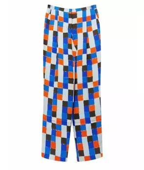 Брюки широкие