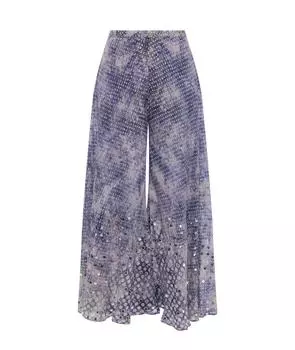 Брюки широкие