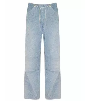 Брюки широкие