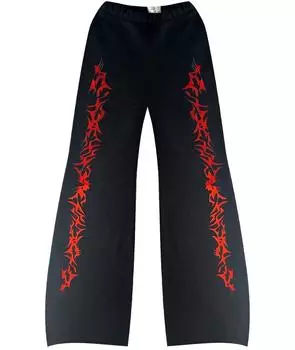 Брюки широкие