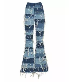 Джинсы клеш