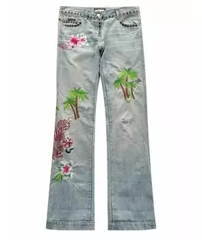 Джинсы клеш