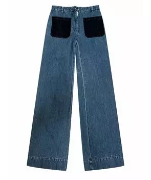 Джинсы клеш