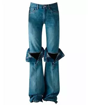 Джинсы клеш