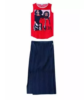 Костюм с юбками