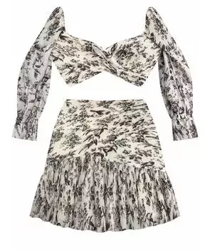 Костюм с юбками