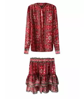 Костюм с юбками