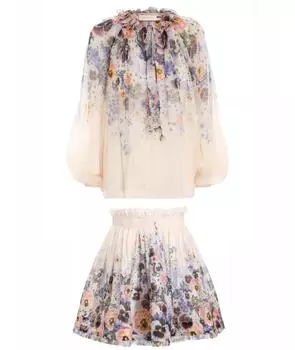 Костюм с юбками