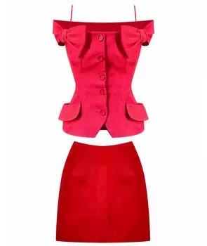 Костюм с юбками