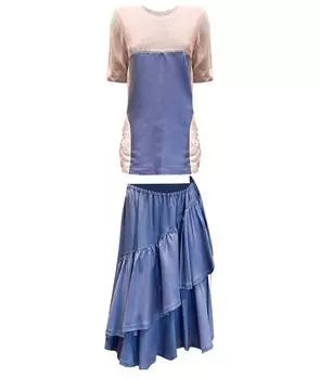 Костюм с юбками