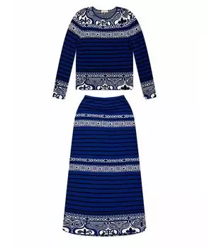 Костюм с юбками