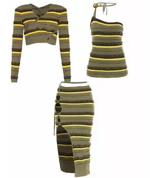 Костюм с юбками