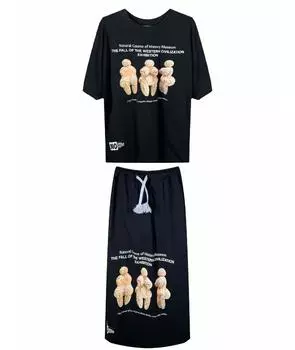 Костюм с юбками