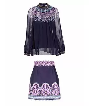 Костюм с юбками