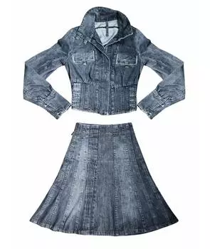 Костюм с юбками