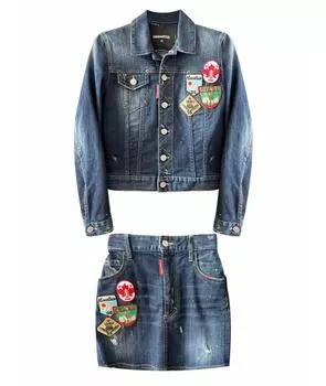 Костюм с юбками