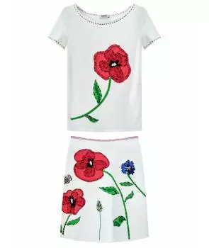 Костюм с юбками