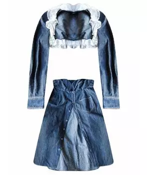 Костюм с юбками