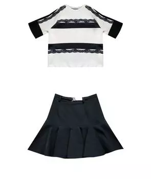 Костюм с юбками