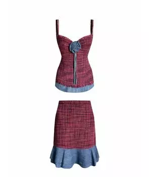 Костюм с юбками