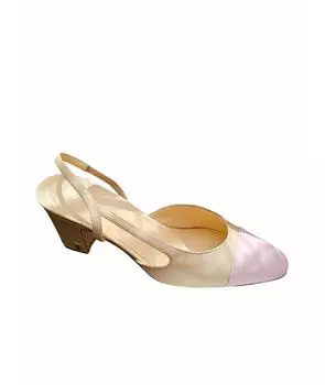 Лодочки на низком каблуке