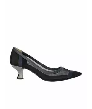 Лодочки на низком каблуке