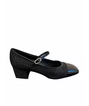 Лодочки на низком каблуке