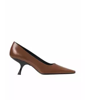 Лодочки на низком каблуке